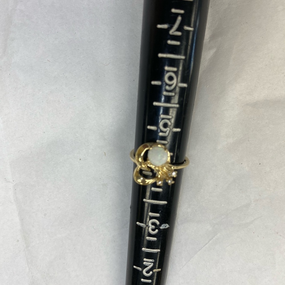 Opal Diamond Ring - image 4